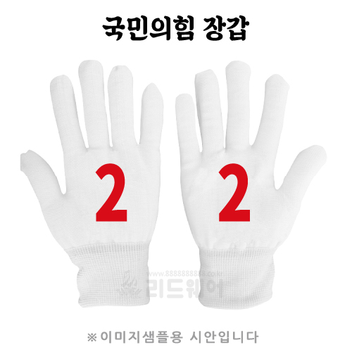 국민의힘 선거 백색장갑