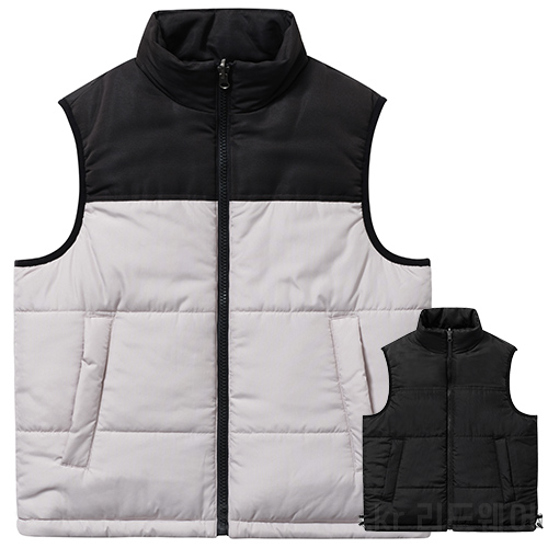 LWG233 -  듀스포 양면 패딩 조끼 (빅사이즈)