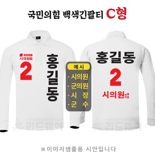 국민의힘 백색카라티 C형