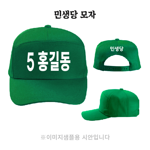 민생당 모자