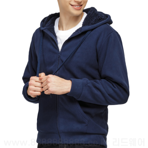 LWD168 - 폴라폴리스 본딩 후드집업 (보아털)